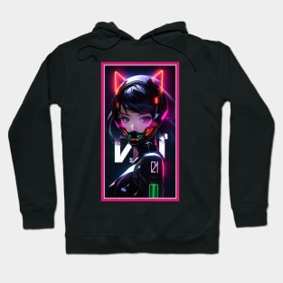 Anime Race Girl | High Quality Anime Artwork | Chibi Manga Anime Art Hoodie